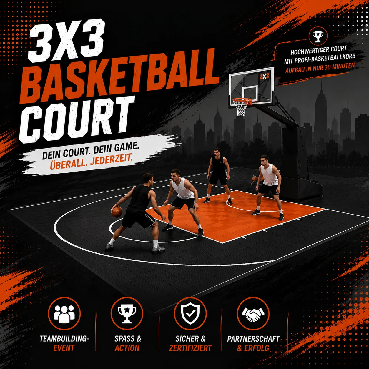 3x3 Basketball Court